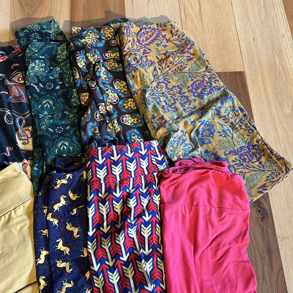 LuLaRoe One Size Legging Lot - 16 Pairs - Picture 3 of 8